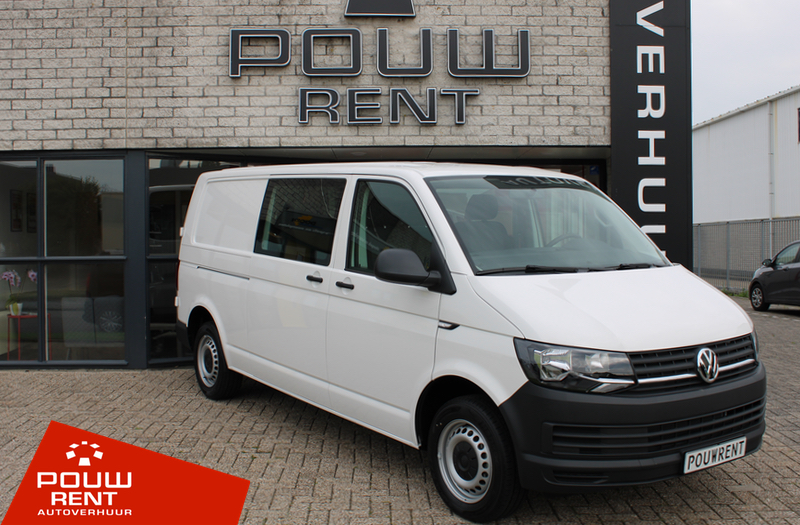 Pouw Rent Volkswagen Transporter 2.0 TDI L2H1 Dubbel Cabine Categorie DC