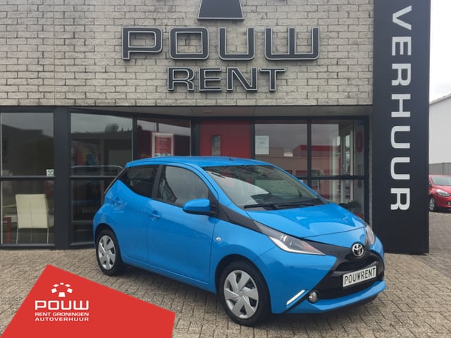 Pouw Rent Toyota Aygo 1.0 VVT-i X-play 5-deurs airco | Shortlease Categorie A